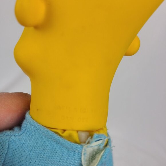 The Simpsons Bart Doll 1990 Plastic Head Arms Legs Dan Dee 11" Matt Groening - Picture 12 of 13